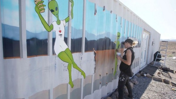 
Hundreds of Earthlings descend on Area 51 after internet joke
