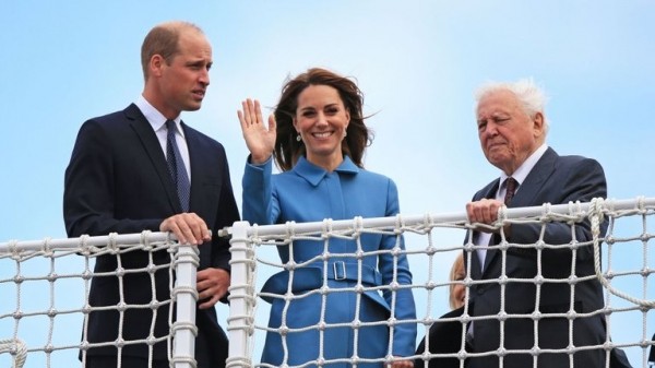 
Not Boaty McBoatface! Royals officially name ship after Attenborough
