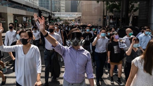 Hong Kong to ban protesters from wearing masks, Carrie Lam confirms
 
Hong Kong to ban protesters from wearing masks, Carrie Lam confirms