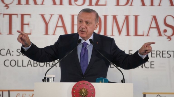 
Turkish President Erdogan vows to 'crush the heads' of Kurds in Syria
