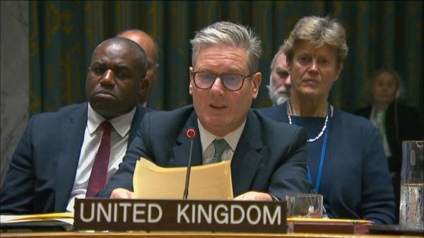 'Escalation serves no one': Sir Keir Starmer calls on Israel and Hezbollah to agree ceasefire in address to UN