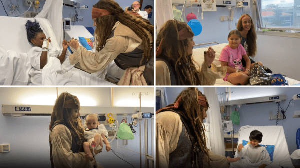 Johnny Depp visits children’s hospital dressed as Captain Jack Sparrow in ‘magical moment’ Johnny Depp visits children’s hospital dressed as Captain Jack Sparrow in ‘magical moment’