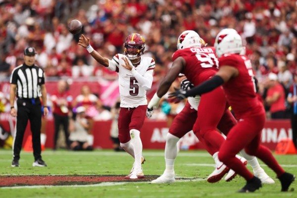 Are the Commanders Super Bowl contenders with star rookie QB? Will injuries catch up with the Chiefs? NFL Week 4 takeaways
 
Are the Commanders Super Bowl contenders with star rookie QB? Will injuries catch up with the Chiefs? NFL Week 4 takeaways