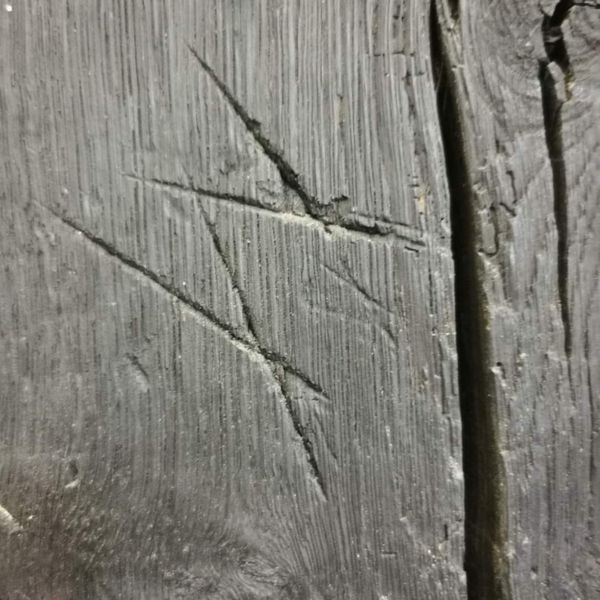'Astonishing' witches' marks discovered at heritage site - including curses 'Astonishing' witches' marks discovered at heritage site - including curses