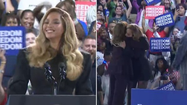 Beyonce makes rare political appearance in Texas for Kamala Harris campaign