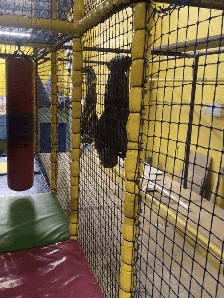 Children's soft play centre apologises over body bag Halloween decorations