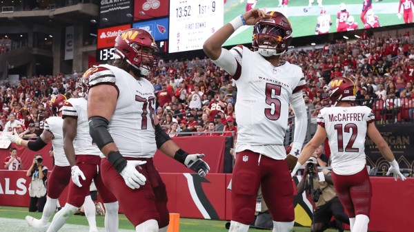 Are the Commanders Super Bowl contenders with star rookie QB? Will injuries catch up with the Chiefs? NFL Week 4 takeaways
 
Are the Commanders Super Bowl contenders with star rookie QB? Will injuries catch up with the Chiefs? NFL Week 4 takeaways