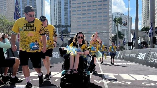 Woman with muscular dystrophy completes 12 marathons in wheelchair for charity: ‘Won’t let it define me’ Woman with muscular dystrophy completes 12 marathons in wheelchair for charity: ‘Won’t let it define me’