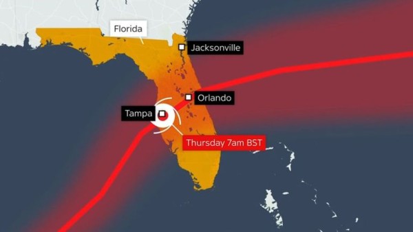 Hurricane Milton: Florida braces for storm's landfall with huge evacuation under way Hurricane Milton: Florida braces for storm's landfall with huge evacuation under way