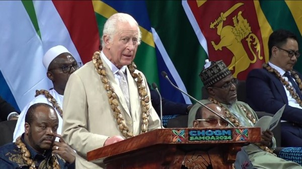 King says 'none of us can change wrongs of past' in careful speech as world leaders debate slavery reparations King says 'none of us can change wrongs of past' in careful speech as world leaders debate slavery reparations