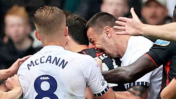 Preston striker Milutin Osmajic gets eight-match ban and £15,000 fine for biting Blackburn defender Owen Beck Preston striker Milutin Osmajic gets eight-match ban and £15,000 fine for biting Blackburn defender Owen Beck