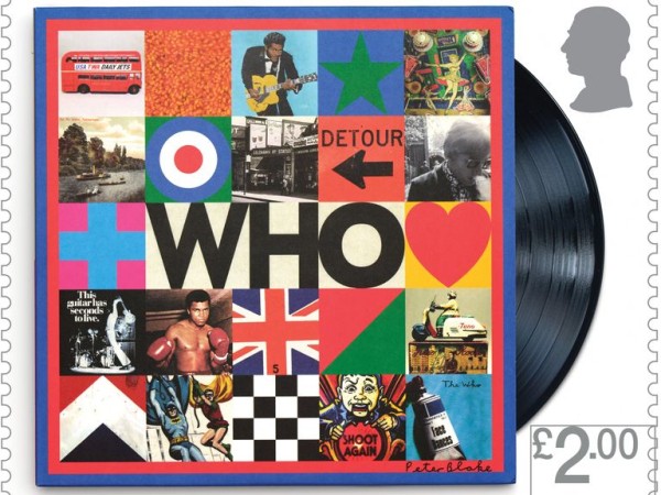 Stamps celebrate 60 years of The Who including iconic album covers