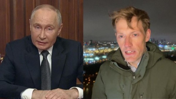 Vladimir Putin warns US and UK over 'escalation of aggressive actions' as new missile hits Ukraine