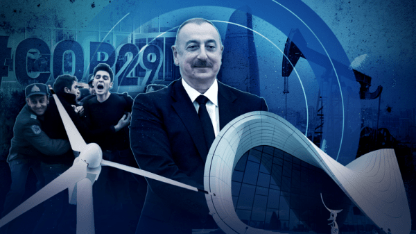 Who thinks oil state Azerbaijan is 'perfectly suited' to hosting a climate summit? Azerbaijan does 