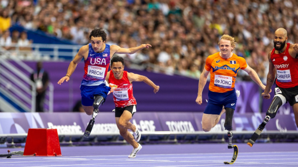 Paralympic medalists receive hundreds of thousands of dollars less than Olympic medalists
 
Paralympic medalists receive hundreds of thousands of dollars less than Olympic medalists