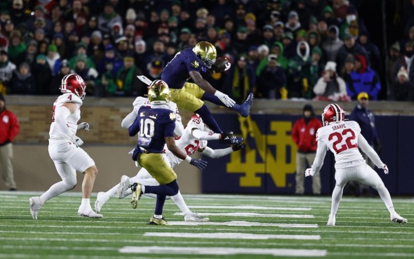 Notre Dame dominates Indiana in College Football Playoff opener
 
Notre Dame dominates Indiana in College Football Playoff opener