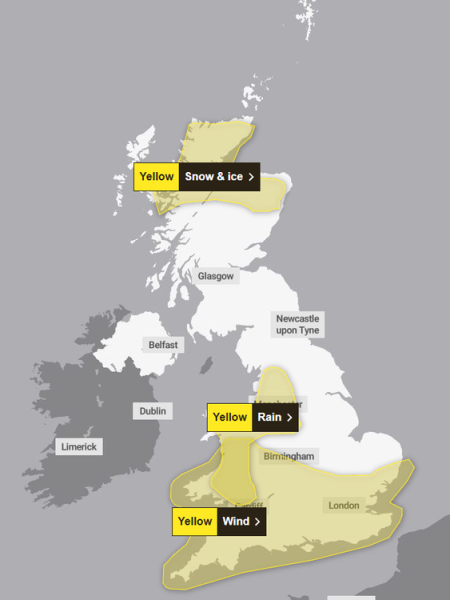 Edinburgh's Hogmanay cancelled due to 'extreme weather' - what are the alerts where you are? Edinburgh's Hogmanay cancelled due to 'extreme weather' - what are the alerts where you are?