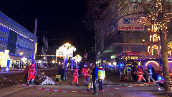Germany: At least two dead and almost 70 injured after car ploughs into crowd in city of Magdeburg Germany: At least two dead and almost 70 injured after car ploughs into crowd in city of Magdeburg