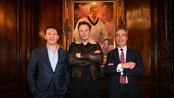 Nigel Farage meets Elon Musk and JD Vance at Trump's Mar-a-Lago resort Nigel Farage meets Elon Musk and JD Vance at Trump's Mar-a-Lago resort