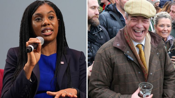 Nigel Farage threatens legal action if Kemi Badenoch doesn't apologise for saying membership ticker was 'fake' Nigel Farage threatens legal action if Kemi Badenoch doesn't apologise for saying membership ticker was 'fake'