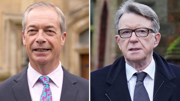 Nigel Farage willing to help Lord Mandelson negotiate with Donald Trump 