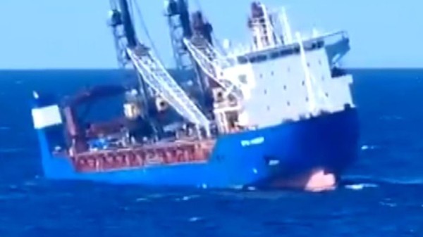 Russian cargo ship 'on Syria mission' sinks in Mediterranean Russian cargo ship 'on Syria mission' sinks in Mediterranean