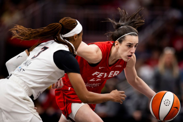 
Caitlin Clark describes rookie WNBA season as ‘life-changing’ and talks about love of Taylor Swift to Kelce brothers

