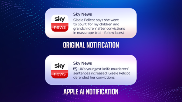 Apple AI feature 'must be revoked' over notifications misleading users, say journalists Apple AI feature 'must be revoked' over notifications misleading users, say journalists