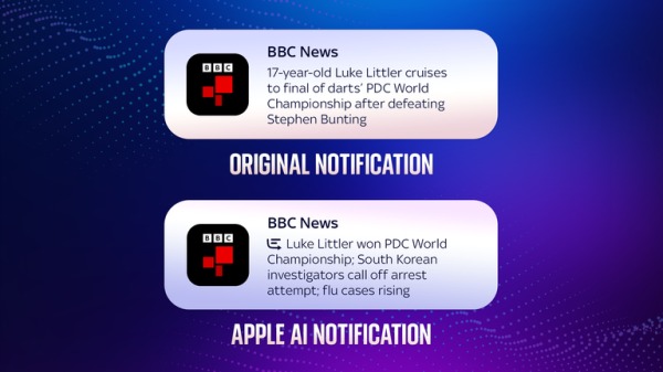Apple AI feature 'must be revoked' over notifications misleading users, say journalists Apple AI feature 'must be revoked' over notifications misleading users, say journalists