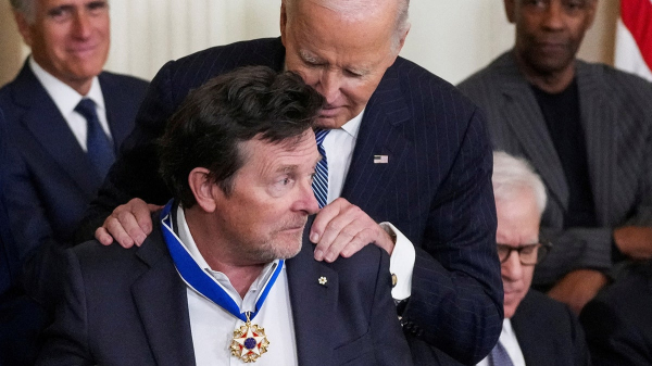 Michael J. Fox honored with Presidential Medal of Freedom for Parkinson’s research efforts Michael J. Fox honored with Presidential Medal of Freedom for Parkinson’s research efforts