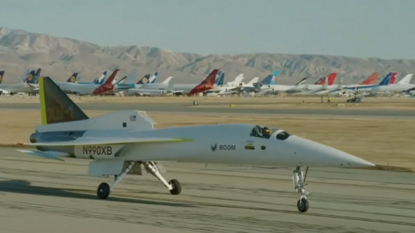 Boom Supersonic's XB-1 prototype jet breaks sound barrier for first time Boom Supersonic's XB-1 prototype jet breaks sound barrier for first time