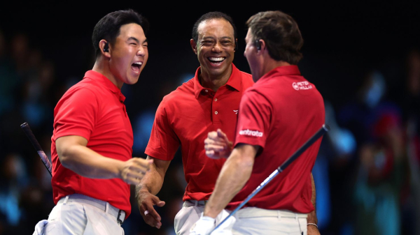 Tiger Woods’ Jupiter Links team claims TGL’s first ever overtime win in thrilling matchup with Rory McIlroy’s squad
 
Tiger Woods’ Jupiter Links team claims TGL’s first ever overtime win in thrilling matchup with Rory McIlroy’s squad