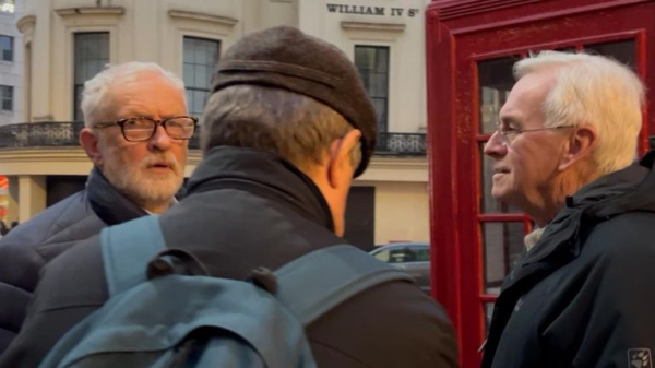 Jeremy Corbyn interviewed by police after pro-Palestine rally, Sky News understands