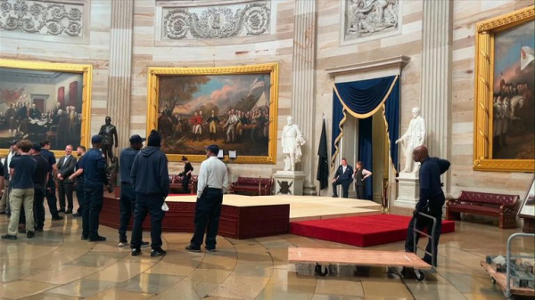 Thousands march in Washington DC ahead of Donald Trump's inauguration