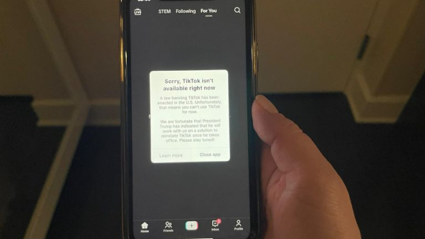 TikTok shuts down in US as law comes into force - a day before Trump's inauguration TikTok shuts down in US as law comes into force - a day before Trump's inauguration