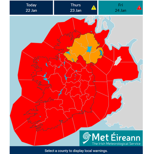 UK weather: Rare red warning for part of UK ahead of Storm Eowyn - with tornado and 'danger to life' alerts UK weather: Rare red warning for part of UK ahead of Storm Eowyn - with tornado and 'danger to life' alerts