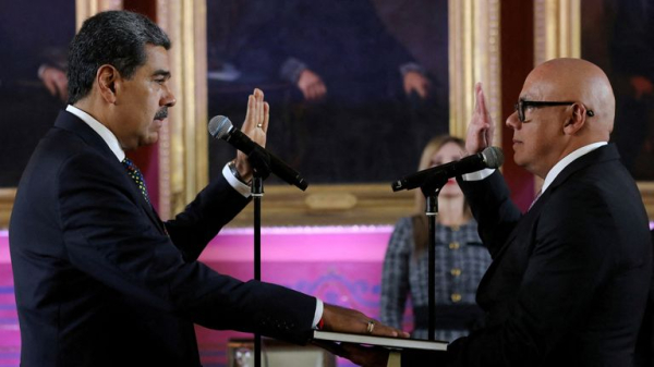 US announces it will increase steps to limit revenue of Venezuelan president Maduro - as he begins third term US announces it will increase steps to limit revenue of Venezuelan president Maduro - as he begins third term