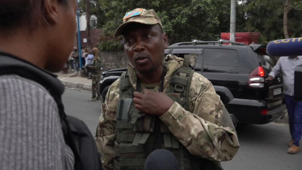 Watch moment Sky News challenges M23 rebels over Rwanda's support