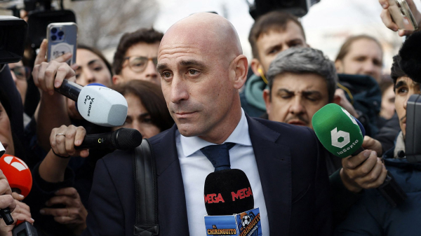 Former Spanish soccer boss Luis Rubiales found guilty of kissing player Jenni Hermoso without consent
 
Former Spanish soccer boss Luis Rubiales found guilty of kissing player Jenni Hermoso without consent