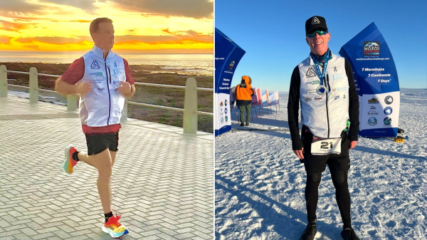 American doctor, cancer survivor runs 7 marathons on 7 continents in 7 days