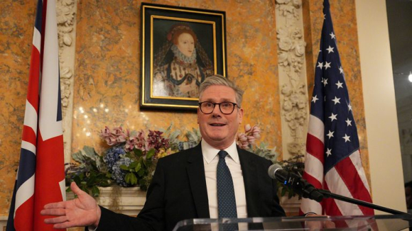 Sir Keir Starmer arrives in Washington for talks with President Trump - and repeats calls for security guarantee for Ukraine