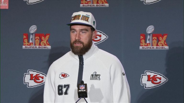 Travis Kelce says Taylor Swift's Eras Tour was 'excruciating' on her body and mind Travis Kelce says Taylor Swift's Eras Tour was 'excruciating' on her body and mind