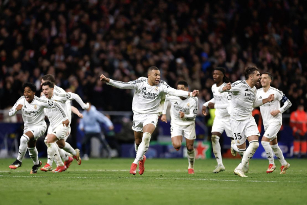 Rare, disallowed penalty causes controversy as Real Madrid beats Atlético Madrid in Champions League last 16
 
Rare, disallowed penalty causes controversy as Real Madrid beats Atlético Madrid in Champions League last 16