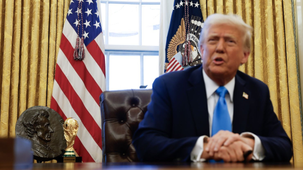 Trump creates White House task force to oversee preparations for 2026 World Cup
 
Trump creates White House task force to oversee preparations for 2026 World Cup