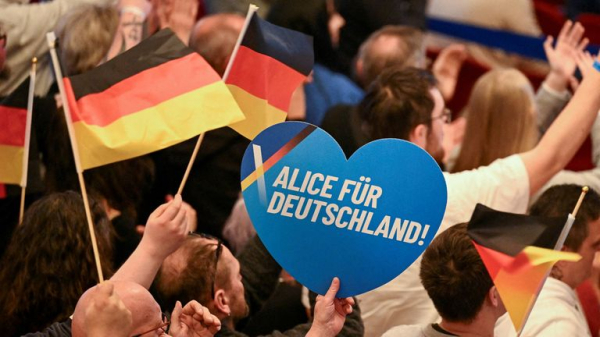 German election results show stark east-west divide decades after fall of Berlin Wall 