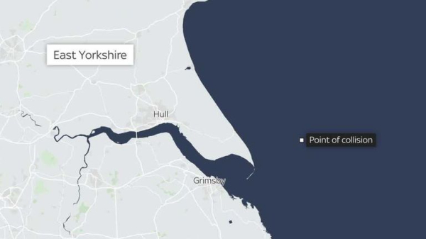 Man arrested on suspicion of manslaughter over North Sea ship collision is captain of cargo ship Man arrested on suspicion of manslaughter over North Sea ship collision is captain of cargo ship