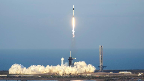 Rocket with replacement crew for NASA astronauts stranded for nine months finally launches Rocket with replacement crew for NASA astronauts stranded for nine months finally launches