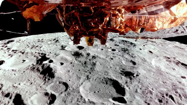 Second-ever privately funded space craft touches down on moon Second-ever privately funded space craft touches down on moon