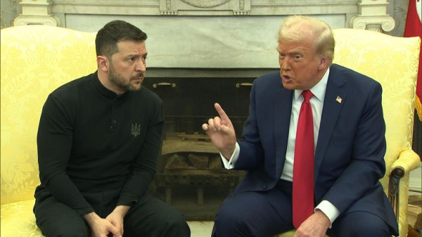 Zelenskyy says he is 'truly thankful' to US after Trump row - as he arrives in UK for summit Zelenskyy says he is 'truly thankful' to US after Trump row - as he arrives in UK for summit