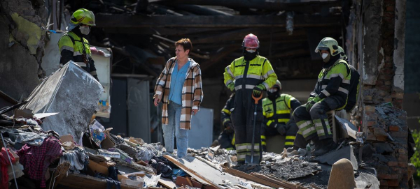 Outrage as Russian overnight attacks on Ukraine cities kill at least nine civilians
